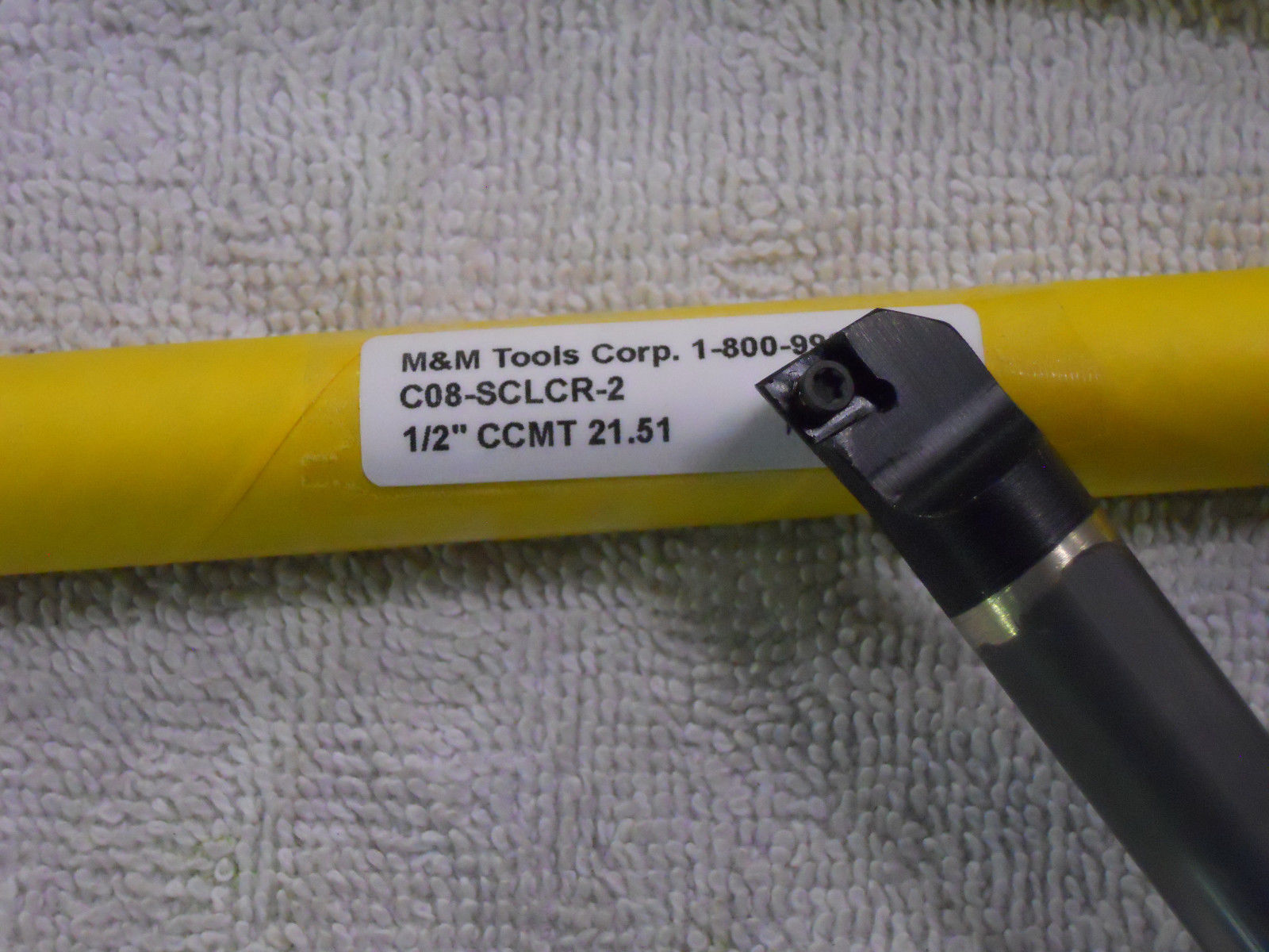 1 NEW 5/16" CARBIDE BORING BAR TAKES CCMT 21.51 INSERT OAL 4-1/8" W/ COOL {A651}