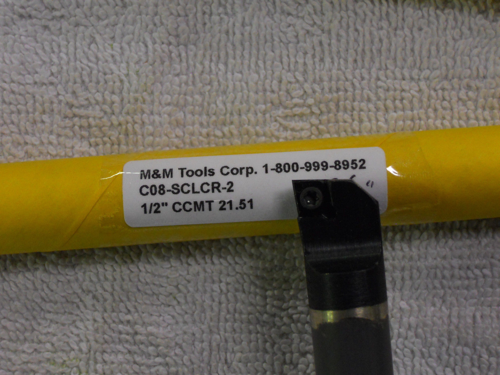 1 NEW 5/16" CARBIDE BORING BAR TAKES CCMT 21.51 INSERT OAL 4-1/8" W/ COOL {A651}
